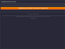 Tablet Screenshot of angliacampus.com